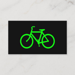 Cartão De Visita Bicicleta Verde Lima