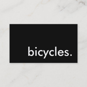 Cartão De Visita bicicletas.