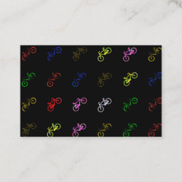 Cartão De Visita Bicicletas coloridas