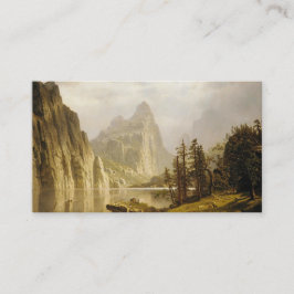 Cartão De Visita Bierstadt Albert Rio Merced Vale do Yosemite