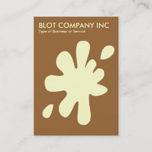 Cartão De Visita Big Blot - Creme em Brown 996633
