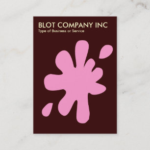 Cartão De Visita Big Blot - Rosa com Creme no escuro 330000