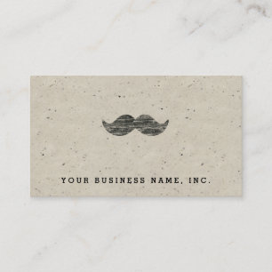 Cartão De Visita Bigode preto