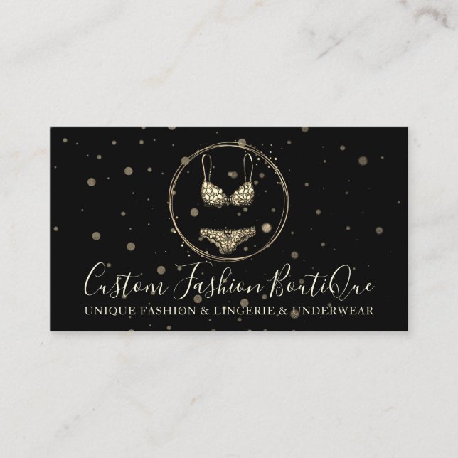 Cartão De Visita Bikini Lingerie de calcinha de banho (Frente)