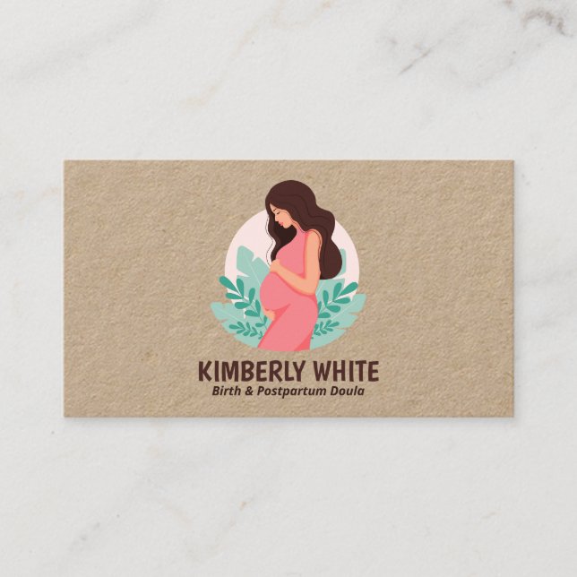 Cartão De Visita Birth & Postpartum Doula (Frente)