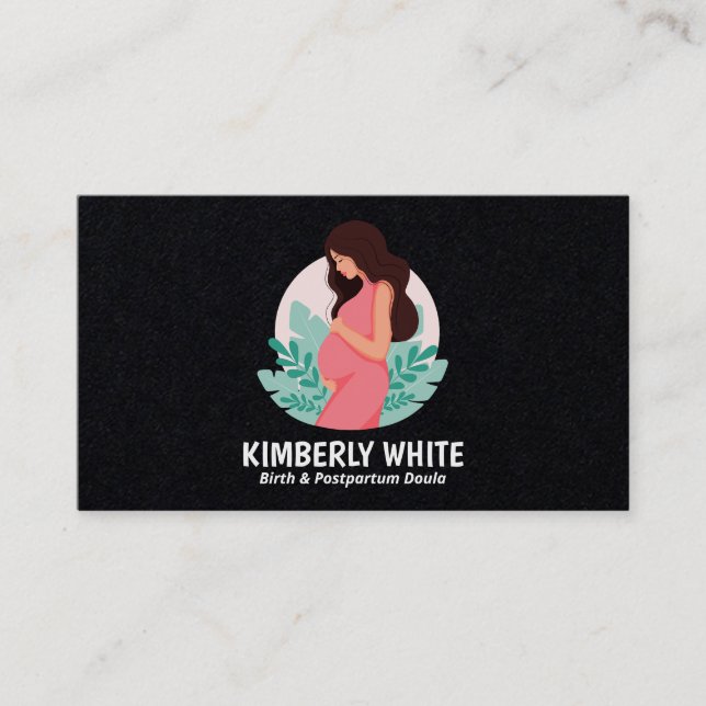 Cartão De Visita Birth & Postpartum Doula Premium (Frente)