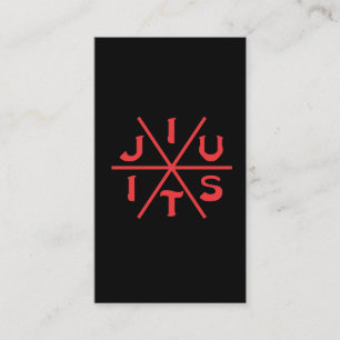 Cartão De Visita BJJ: Jiu Jitsu luta de artes marciais