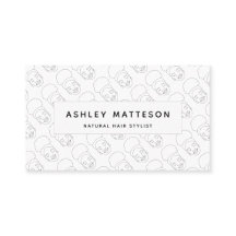 Black Girl Afant Natural Hair Stylist Black White