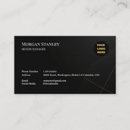 Cartão De Visita Black Luxury Business Card Design
