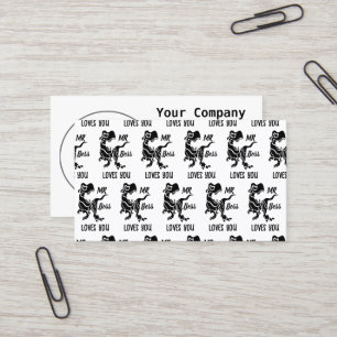 Cartão De Visita Black Trex, o Chefe Dino