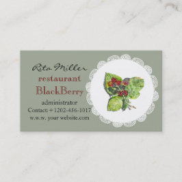 Cartão De Visita BlackBerry