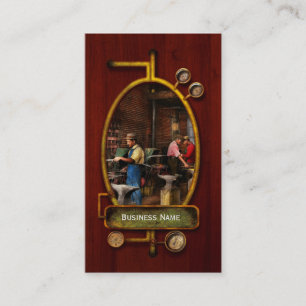 Cartão De Visita Blacksmith - Blacksmithing School 1899