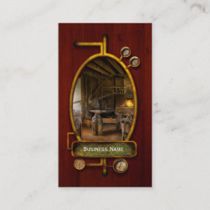 Cartão De Visita Blacksmith - Tem um belo anel nele