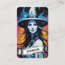 Cartão De Visita Blank Affirmation Cards