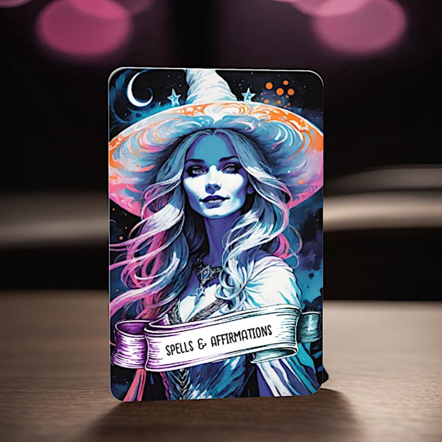 Cartão De Visita Blank Affirmation Spell Cards (Criador carregado)