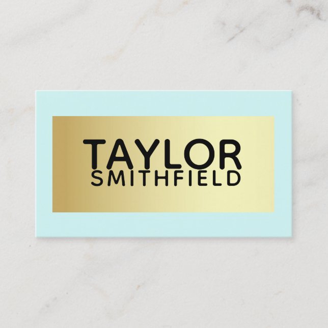 Cartão De Visita bloco de cores (Frente)