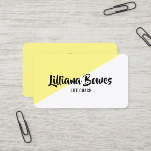 Cartão De Visita Bloco de Cores Diagonal Personalizado Qualquer Cor
