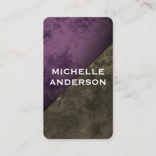 Cartão De Visita Blocos de Cor de Textura Moderna