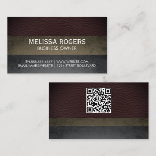 Cartão De Visita Blocos de Cores do Tablet  Código QR