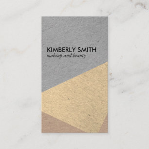 Cartão De Visita Blocos de Cores Específicos Modernos