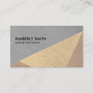 Cartão De Visita Blocos de Cores Específicos Modernos