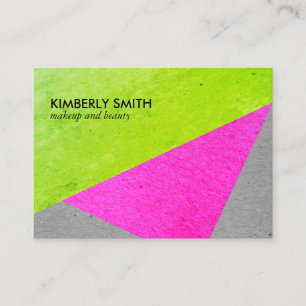 Cartão De Visita Blocos de Cores Específicos para Chic Negrito