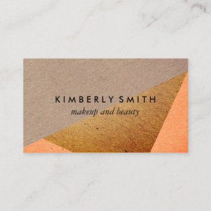 Cartão De Visita Blocos naturais salpicados da cor