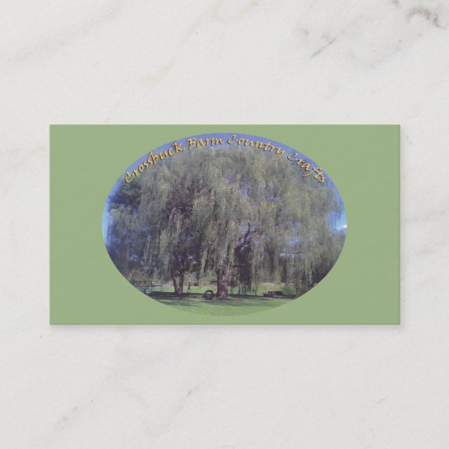 Cartão De Visita blog - Crossbuck Fazenda (Frente)