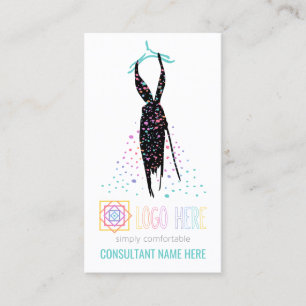 Cartão De Visita Blogueiro independente do varejo para adicionar lo