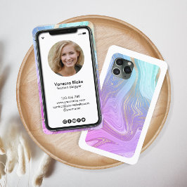 Cartão De Visita Blogueiro instagram de telefone celular do iPhone 