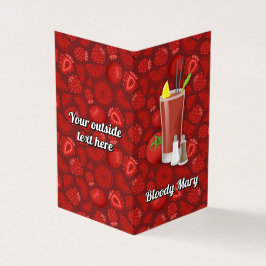 Cartão De Visita Bloody Mary Recipe