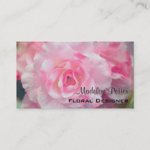 Cartão De Visita Bloomdeville Elegant Floral 3,5" x 2,0"