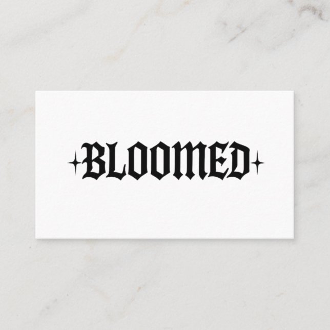 Cartão de visita Bloomed (Frente)