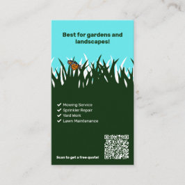 Cartão De Visita Blooming Business Butterfly Tratamento Personaliza