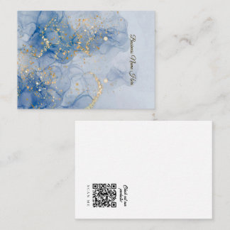 Cartão De Visita Blue Marble Store Earring Display Card