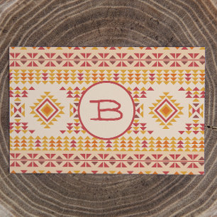 Cartão De Visita Boho Aztec Mudcloth