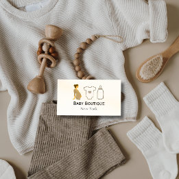 Cartão De Visita Boho Baby Boutique Nova York