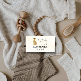 Cartão De Visita Boho Baby Boutique Nova York