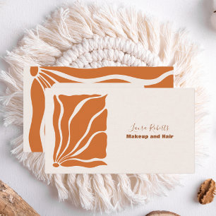 Cartão De Visita Boho Chic Retro Floral