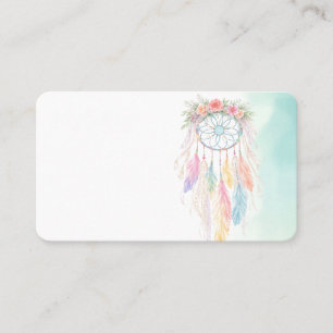 Cartão de Visita Boho Cottage Shabby Chic Penas