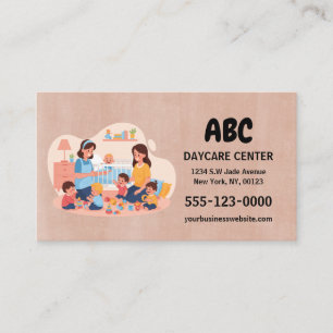 Cartão de Visita Boho Daycare