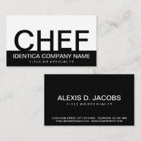 bold CHEF (personalizável por cor)