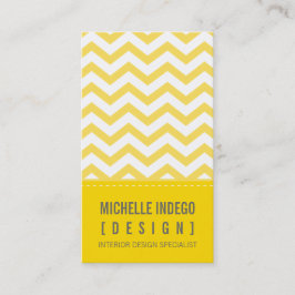 CARTÃO DE VISITA bold trendron stripes amarelo
