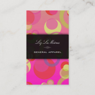 Cartão De Visita Bolhas da modificação de PixDezines/estilo retro +