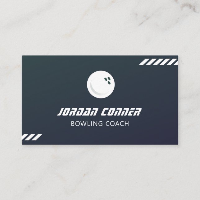 Cartão De Visita Boliche Coach (Frente)