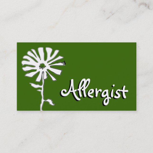 Cartão De Visita Bolinhos alérgicos (Frente)