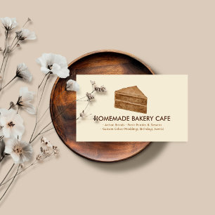 Cartão De Visita Bolo Confeiteiro Biscoito Casamento Aniversário Pa