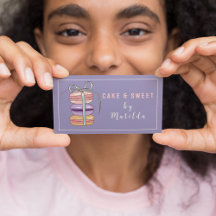 Bolo e doçura de padaria macaron