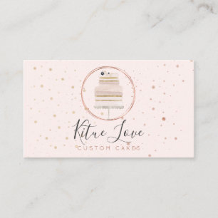 Cartão De Visita Bolo Floral