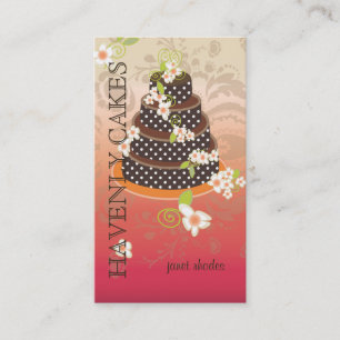 Cartão De Visita Bolo/padaria/pataria de chocolate